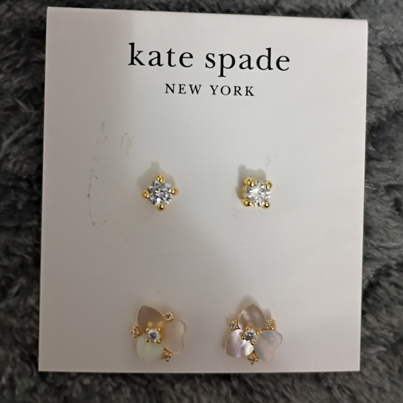 kate spade Jewelry - kate spade Gold and Floral Earrings Set